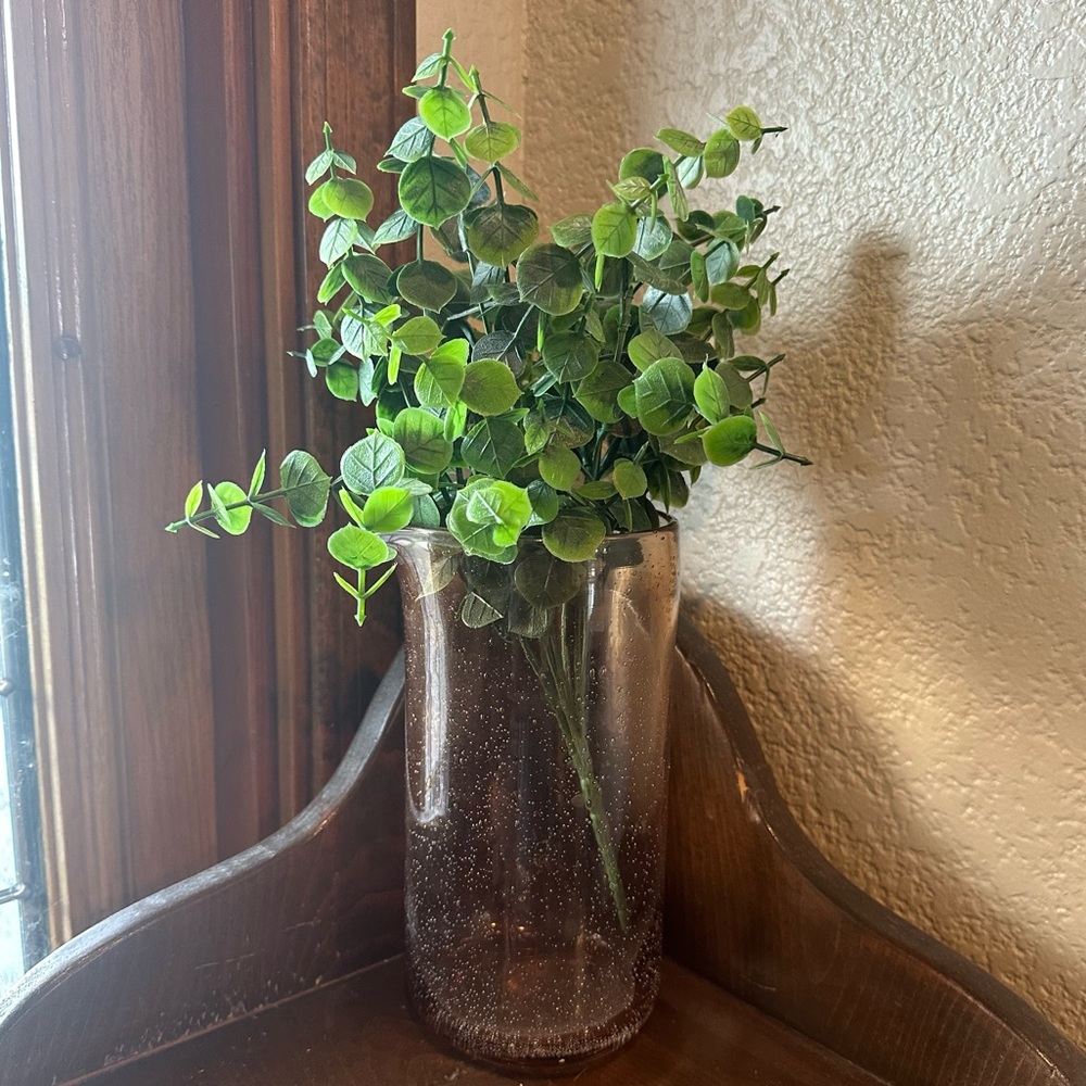 Anthropologie Bubble Glass Pour Vase